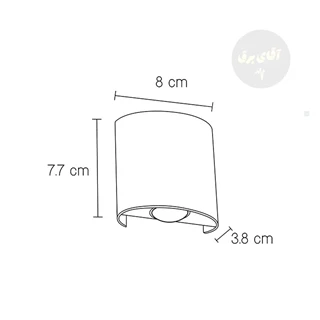 دکوراتیو یک طرفه یک وات رسام