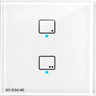 کلید لمسی 2 پل سفید شینا