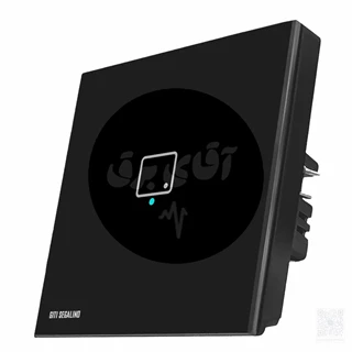 کلید لمسی 1 پل مشکی شینا