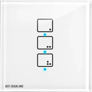 کلید لمسی 3پل سفید شینا