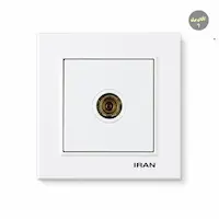 پریز آنتن ایران الکتریک مدل برلیان سفید